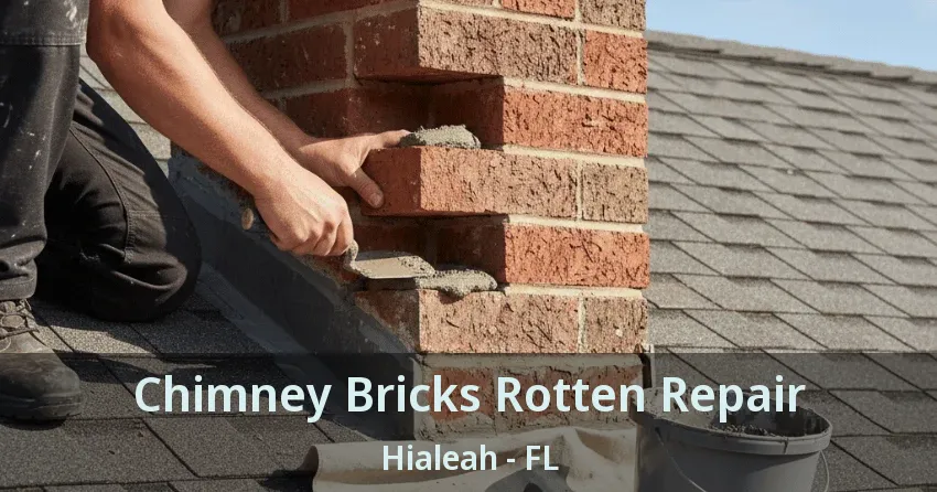 Chimney Bricks Rotten Repair Hialeah - FL