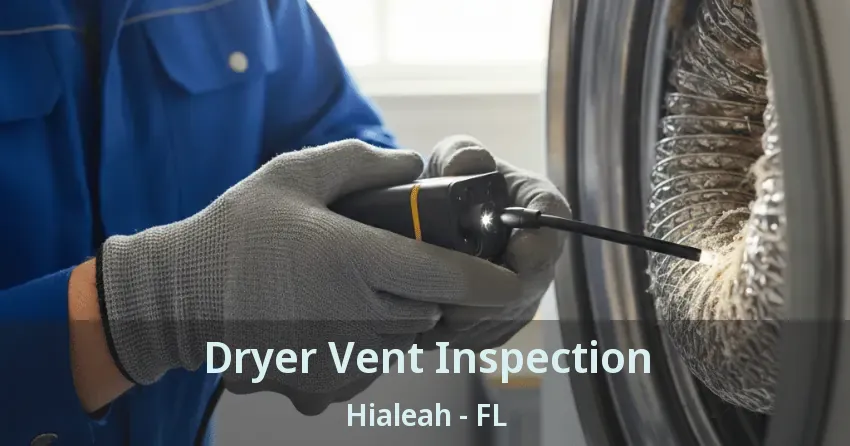 Dryer Vent Inspection Hialeah - FL